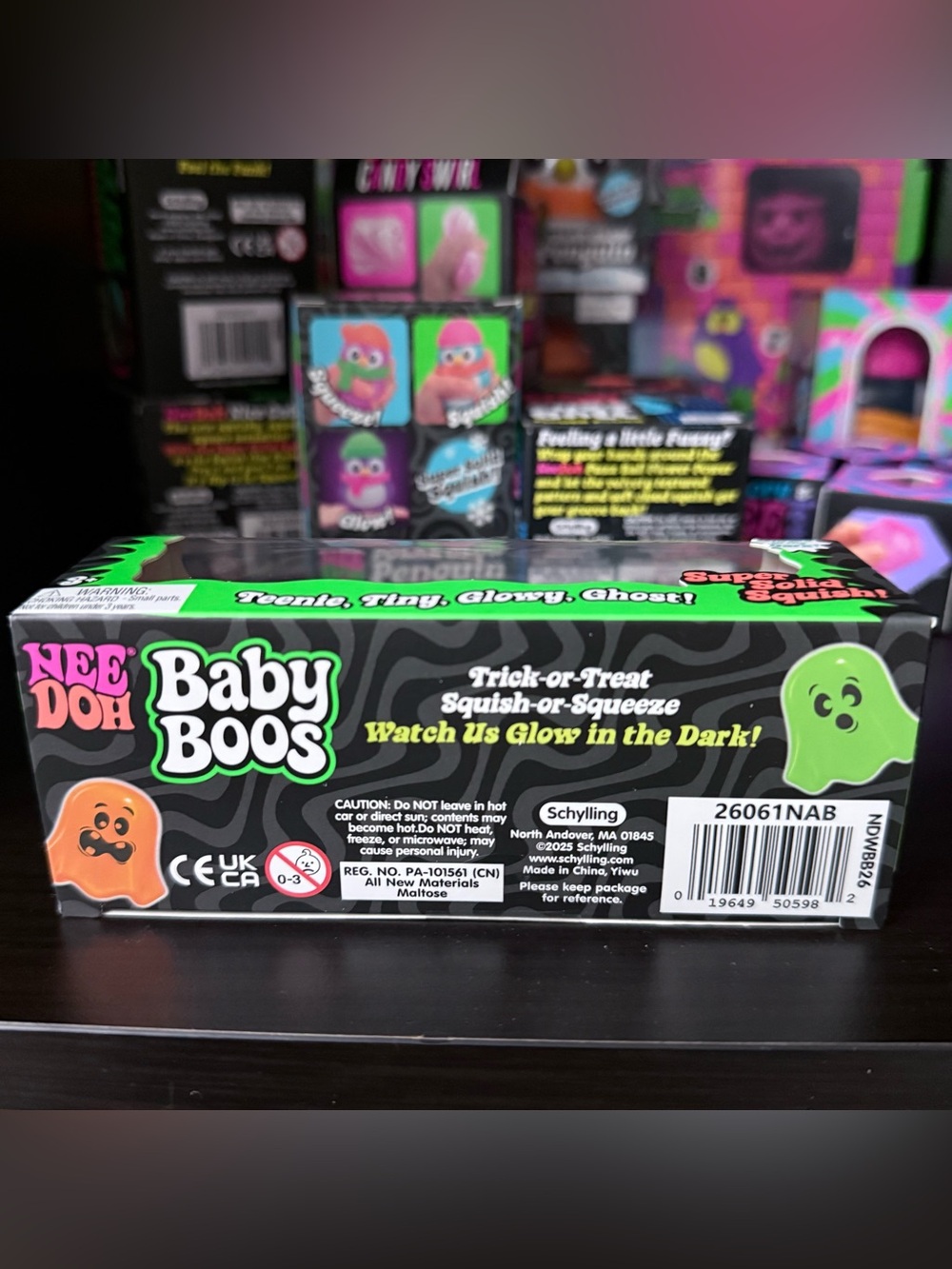 RARE NeeDoh Halloween 2026 Bundle Baby Boos + Teenie Jack Glow Lanterns NEW 👻🎃 - Picture 4 of 8